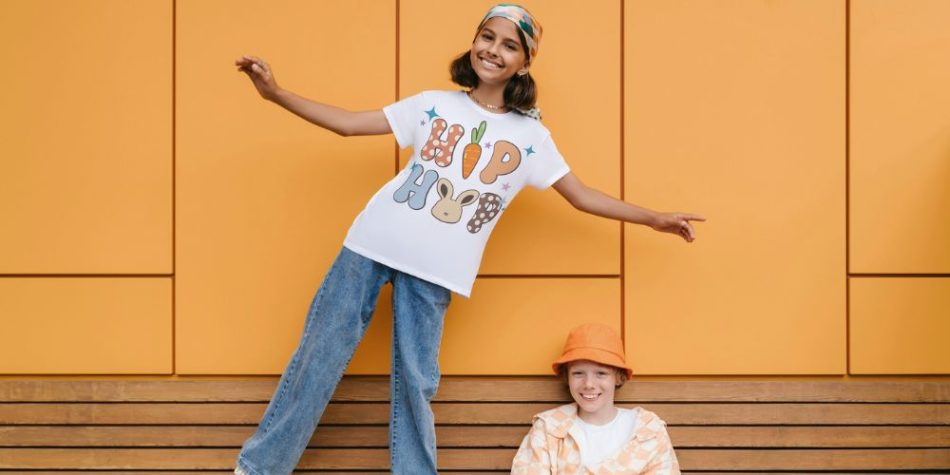 Hoppy Easter Tees: Cute and Colorful Shirts for Girls and Women