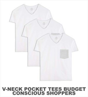 Style on a Budget: Discovering the Value of V-Neck Pocket Tees