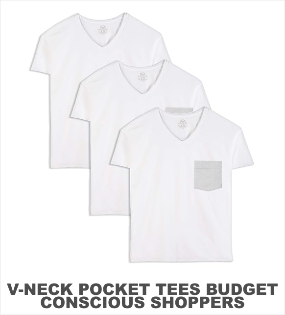 Style on a Budget: Discovering the Value of V-Neck Pocket Tees