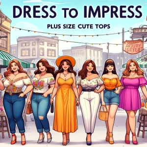 Dress to Impress: Discover the Newest Collection of Plus Size Cute Tops