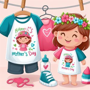 Dress up Your Little One with Adorable ‘Happy Mothers Day’ Toddler T-Shirts