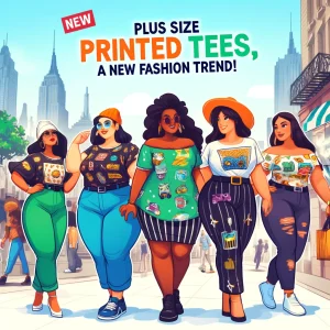 Celebrate Curves with Plus Size Printed Tees: A New Fashion Trend
