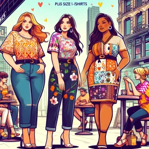 Flaunting Fabulousness: The Exciting New Trends in Plus Size T-Shirts with Patterns.