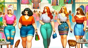 Exude Confidence and Style with Plus Size T-shirts with Short Sleeves for Women