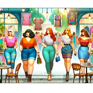 Exude Confidence and Style with Plus Size T-shirts with Short Sleeves for Women