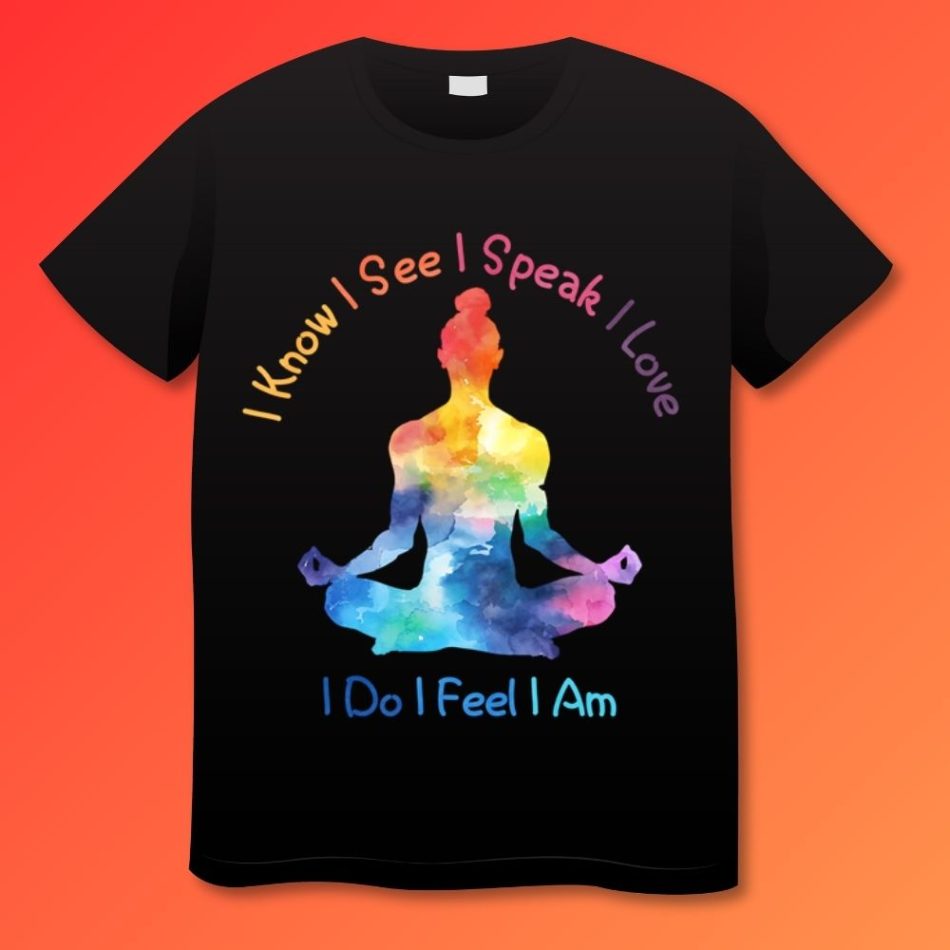 7 Chakras Yoga Plus Size Shirts