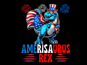 Amerisaurus Rex 4th of July T-shirt 93906975 1 Plus Size Shirts
