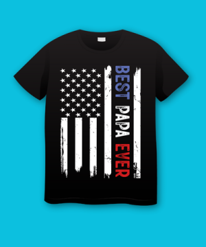 Best Papa Ever Vintage Retro Fathers Day Plus Size Shirts