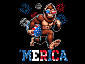 Bigfoot American Football 4th of July T-shirt 93303920 1 Plus Size Shirts