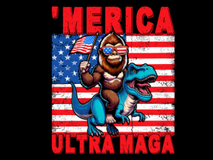 Bigfoot American Ultra Maga 4th Of July T-shirt 93305000 2 Plus Size Shirts