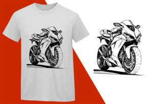 Bike life Mens Cool Simple Motorcycle Biker Sportsbike T-shirt Plus Size Shirts