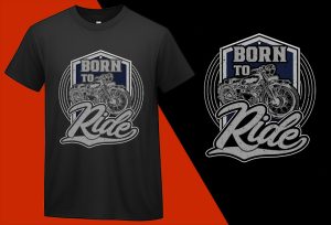 Born to Ride Mens Cool Simple Motorcycle Biker Sportsbike Rider T-shirt Plus Size Shirts