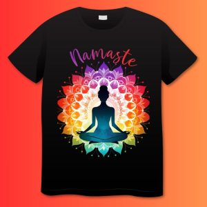 Chakra Yoga Woman Plus Size Shirts