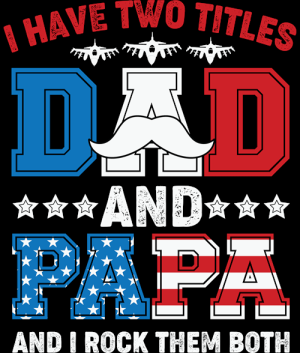I Have Two Titles Dad Grandpa And I Rock Them Both Camouflage Graphic 4th July Patriotic -99695014 Plus Size Shirts