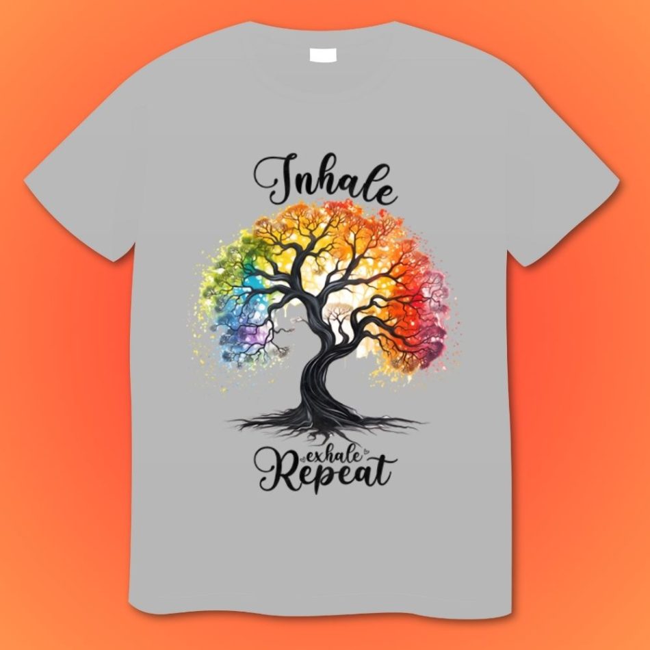 Inhale Exhale Repeat Yoga Plus Size Shirts