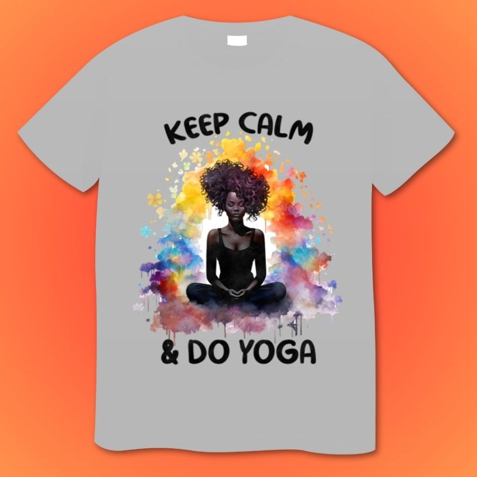 Keep Calm & Do Yoga Plus Size Shirts