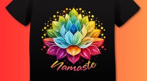 Lotus Mandala Colorful Yoga Plus Size Shirts