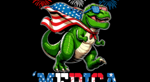 Merica T Rex 4th of July T-Shirt 93910313 1 Plus Size Shirts