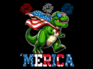 Merica T Rex 4th of July T-Shirt 93910313 1 Plus Size Shirts