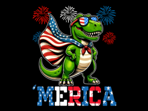 Merica T Rex 4th of July T-shirt 93910634 1 Plus Size Shirts