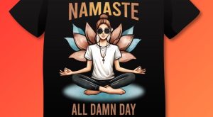 Namaste All Day Plus Size Shirts