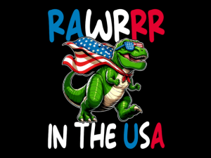 Rawrrr In The USA 4th of July T-shirt 93912600 1 Plus Size Shirts
