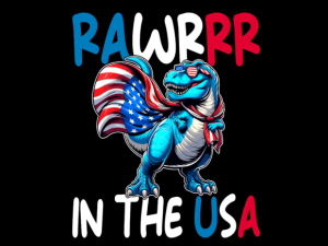 Rawrrr In The USA 4th of July T-shirt 93912927 1 Plus Size Shirts