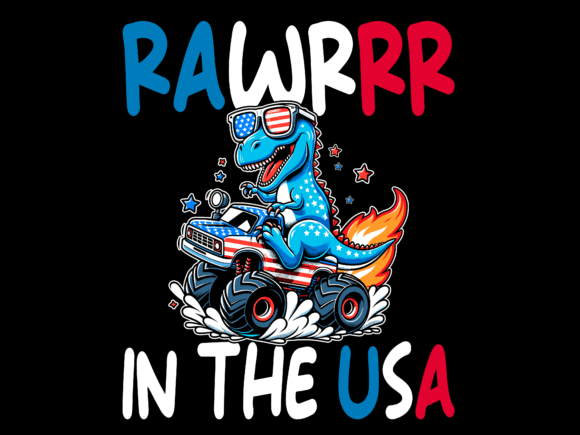 Rawrrr In The USA 4th of July T-shirt 93913347 1 Plus Size Shirts