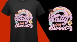 Salty But Sweet Shirt, Beach Tee, Summer Tees Oversized, Beach Lover Gifted, Summer Giftful, Beach Bridal Gifts, Summer Tee-Shirt Plus Size Shirts