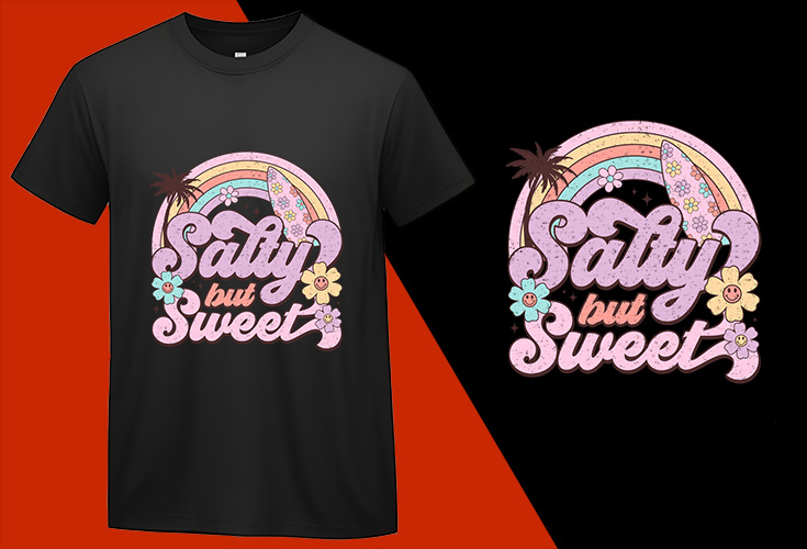 Salty But Sweet Shirt, Beach Tee, Summer Tees Oversized, Beach Lover Gifted, Summer Giftful, Beach Bridal Gifts, Summer Tee-Shirt Plus Size Shirts
