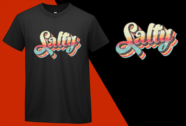 Salty Retro Style Shirt, Beach Tee, Summer Tees Oversized, Beach Lover Gifted, Summer Giftful, Beach Bridal Gifts, Summer Tee-Shirt Plus Size Shirts