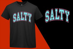 Salty Shirt, Beach Tee, Summer Tees Oversized, Beach Lover Gifted, Summer Giftful, Beach Bridal Gifts, Summer Minimal Tee-Shirt Plus Size Shirts