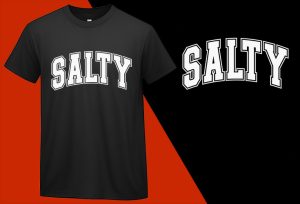 Salty Shirt, Beach Tee, Summer Tees Oversized, Beach Lover Gifted, Summer Giftful, Beach Bridal Gifts, Summer White Design Tee-Shirt Plus Size Shirts