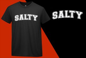 Salty Shirt, Beach Tee, Summer Tees Oversized, Beach Lover Gifted, Summer Giftful, Beach Bridal Gifts, Summer White Tee-Shirt Plus Size Shirts