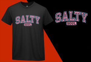 Salty Soul Shirt, Beach Tee, Summer Tees Oversized, Beach Lover Gifted, Summer Giftful, Beach Bridal Gifts, Summer White Tee-Shirt Plus Size Shirts