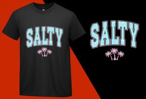 Salty Tree Shirt, Beach Tee, Summer Tees Oversized, Beach Lover Gifted, Summer Giftful, Beach Bridal Gifts, Summer Tee-Shirt Plus Size Shirts
