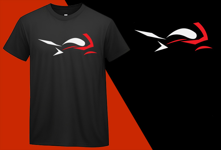 Simple Motorbike Motorcycle Motosports T-shirt Plus Size Shirts