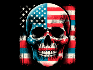 Skull American Flag 4th of July T-shirt 92712766 1 Plus Size Shirts