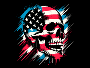 Skull American Flag 4th of July T-shirt 92713151 1 Plus Size Shirts