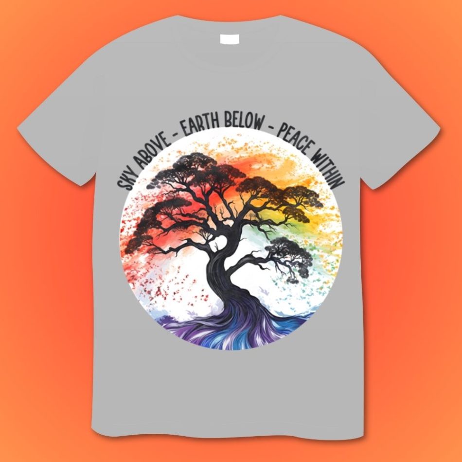 Sky Above Earth Below Plus Size Shirts