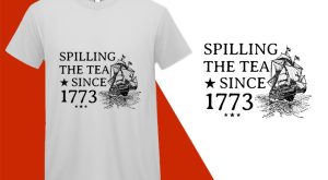 Spilling The Tea Since 1773 T-shirts, 4th July T shirts, USA Independence Day, Patriotic Shirts, Oversize Plus size T-shirts (16) White Tee Plus Size Shirts