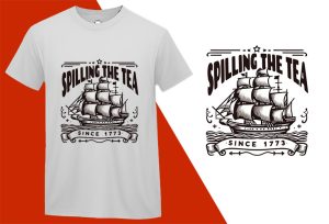 Spilling The Tea Since 1773 T-shirts, 4th July T shirts, USA Independence Day, Patriotic Shirts, Oversize Plus size T-shirts (4) White Tee Plus Size Shirts