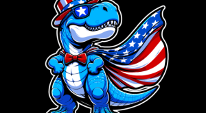 T Rex Dinosaur 4th of July T-shirt 94281360 1 Plus Size Shirts