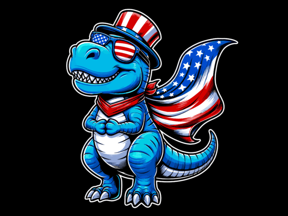 T Rex Dinosaur 4th of July T-shirt 94283119 1 Plus Size Shirts