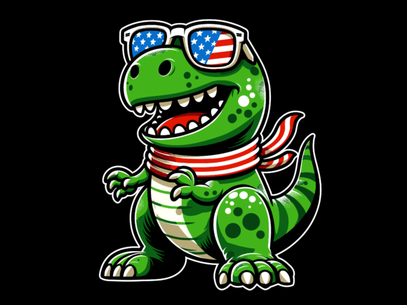 T Rex Dinosaur 4th of July T-shirt 94285036 1 Plus Size Shirts