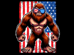 Usa Bigfoot Riding T Rex 4th of July T-shirt 93544997 2 Plus Size Shirts