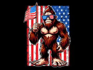 Usa Bigfoot Riding T Rex 4th of July T-shirt 93549272 2 Plus Size Shirts