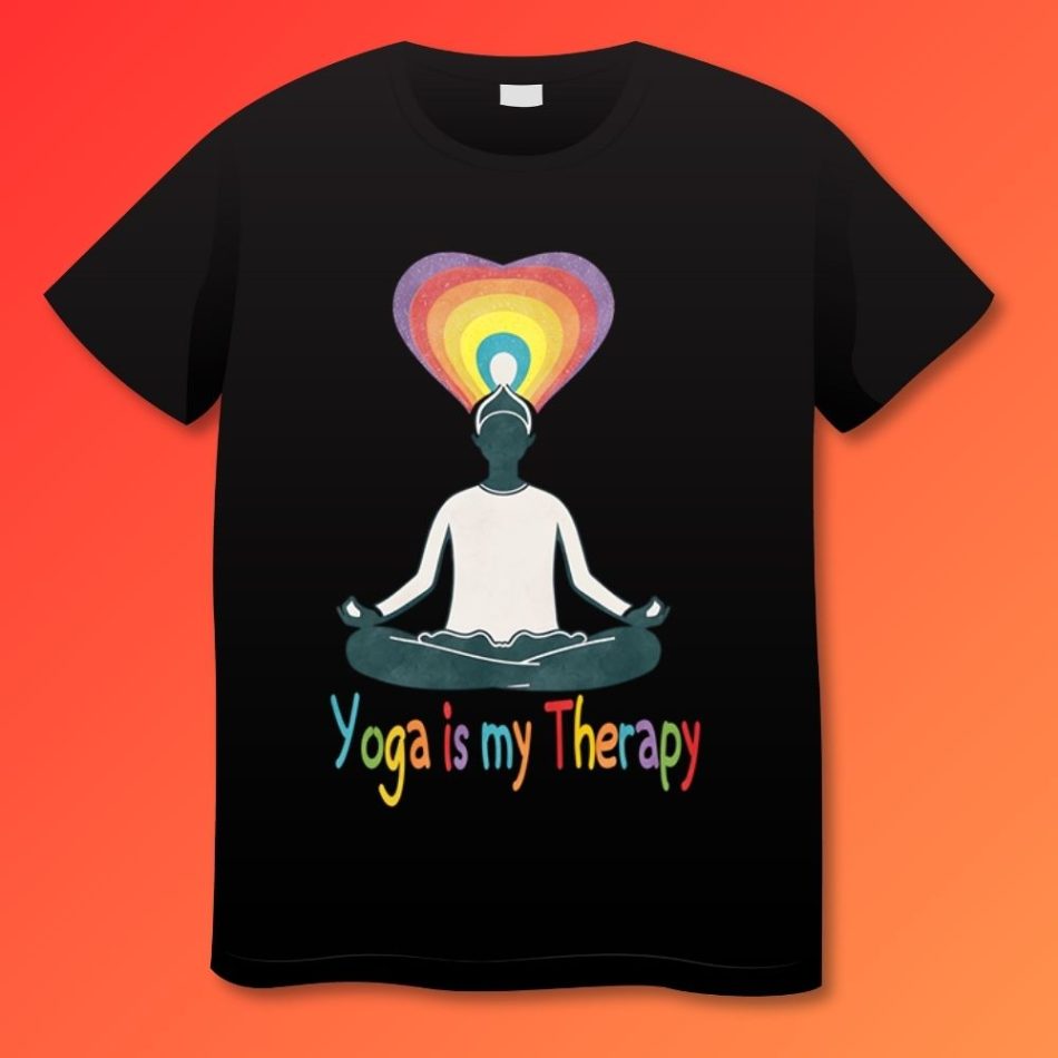 Yoga is My Therapy Plus Size Shirts