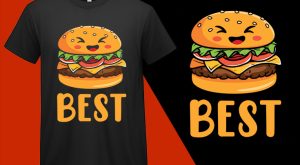 Burger and Fries Best Friends, Funny T-shirts for Men Women Kids T-shirt Plus Size Shirts