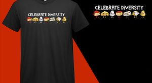Celebrate Diversity Funny Cheese Lovers T shirt T-shirt Plus Size Shirts